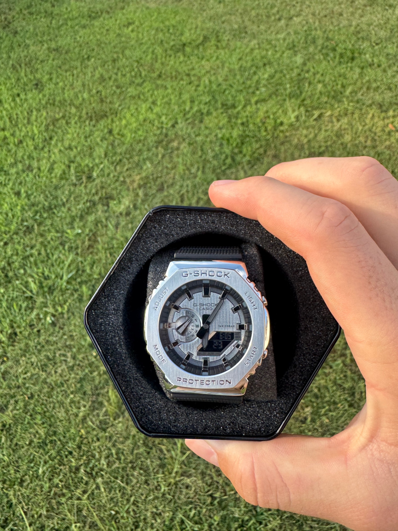 GM-2100 Full Silver Dial