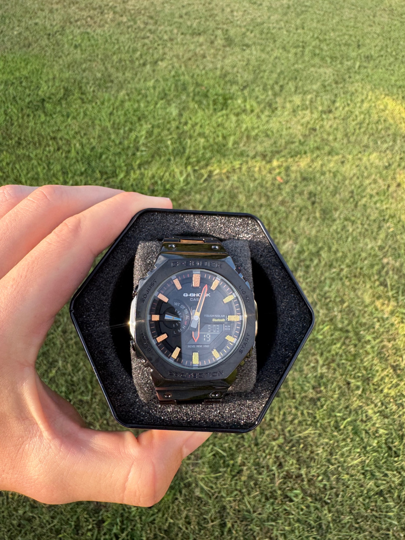 Full Steel Black Metal G-Shock