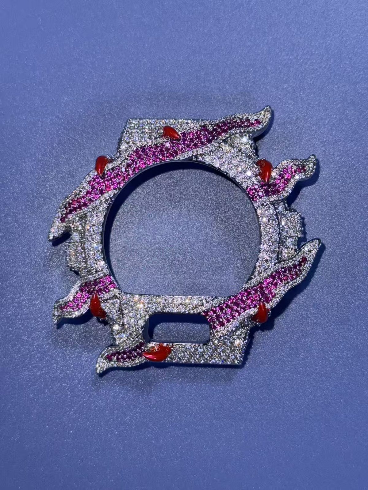 VVS Moissanite Flame Bezel CMW0024