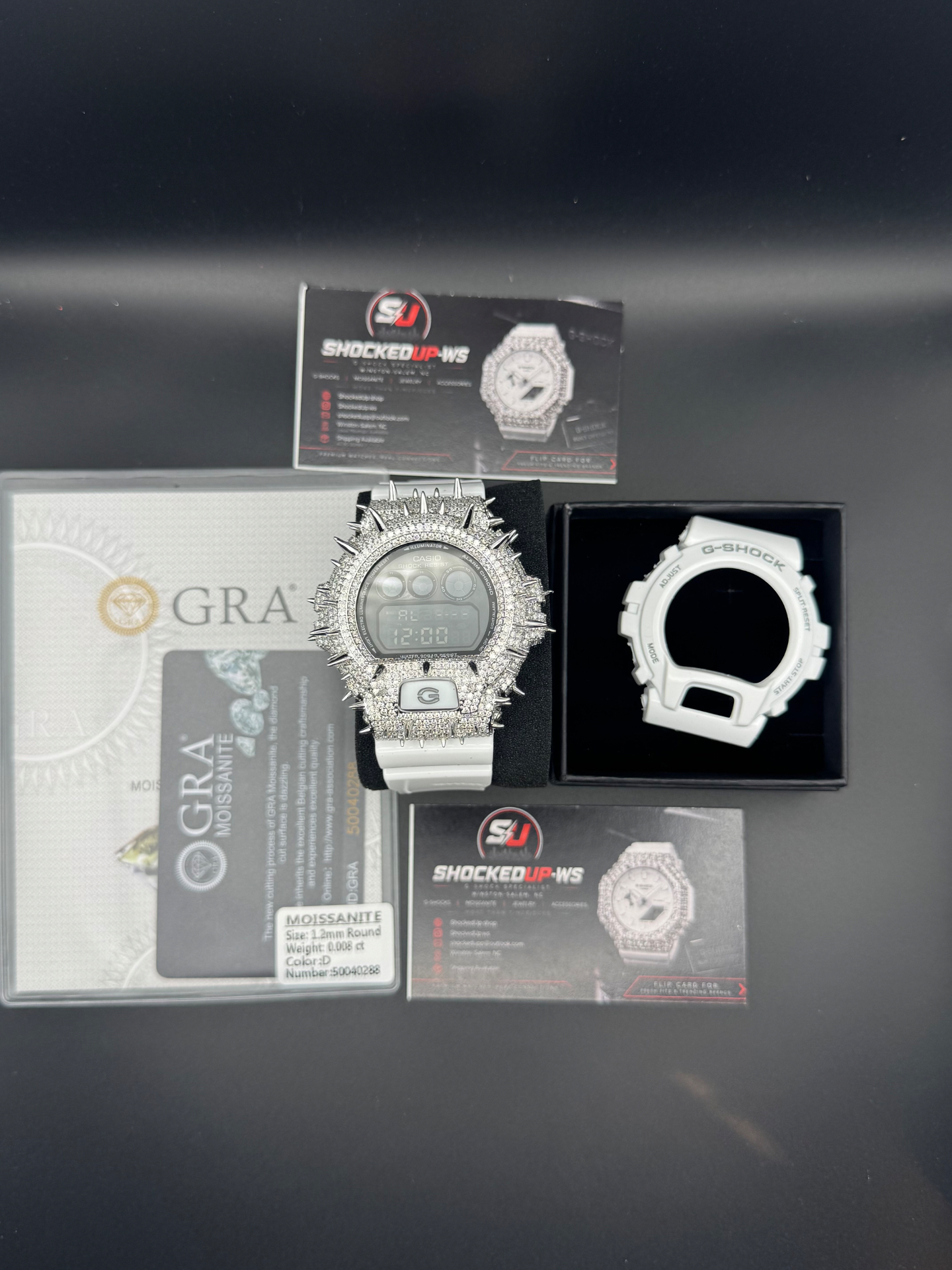 ICE White Spiked DW-6900