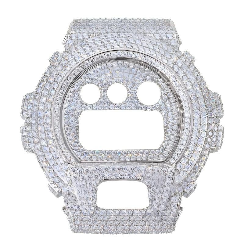 Fully Iced Out VVS Moissanite Bezel CMW0008