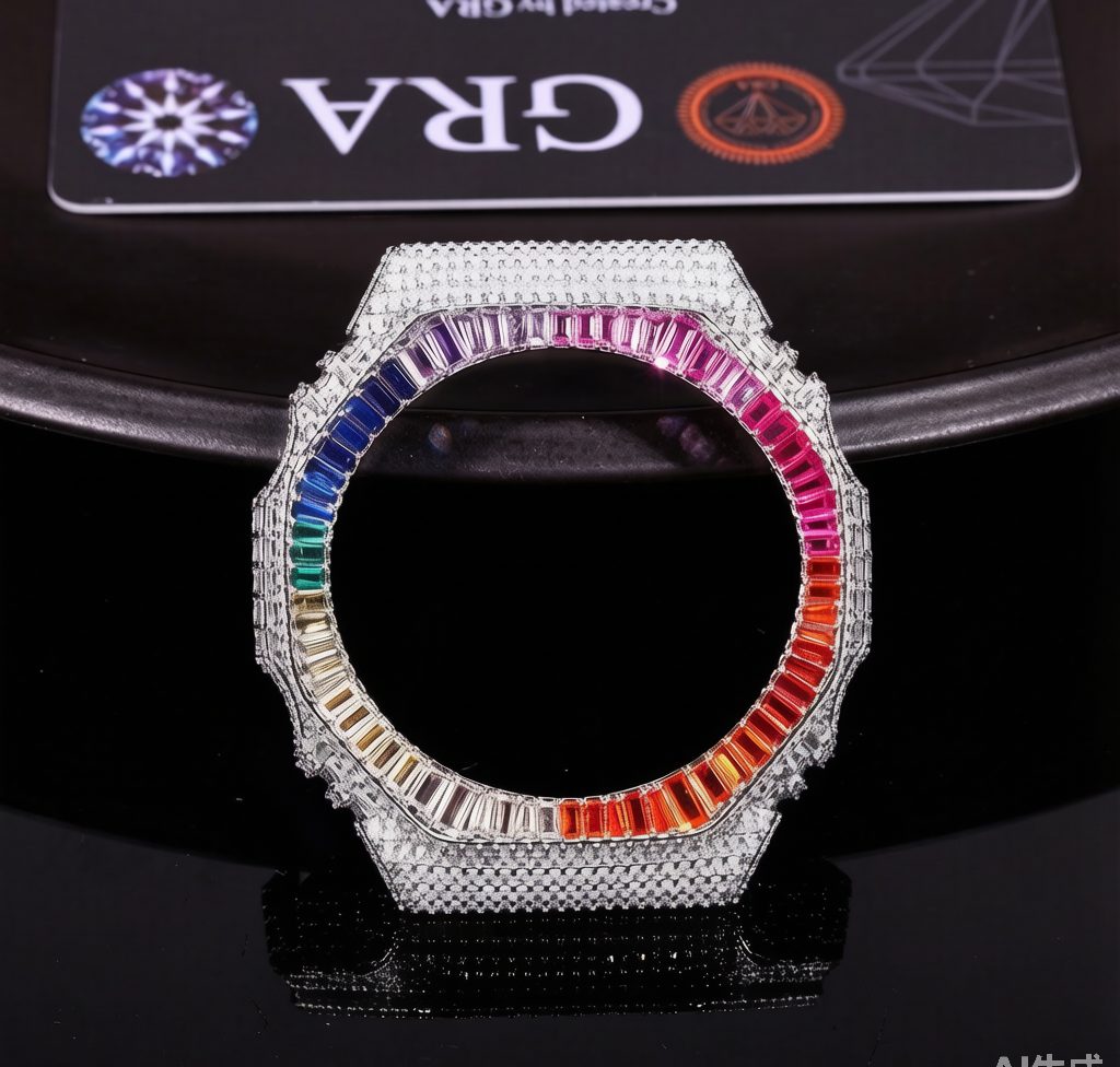 CMW0019 Iced Moissanite Bezel